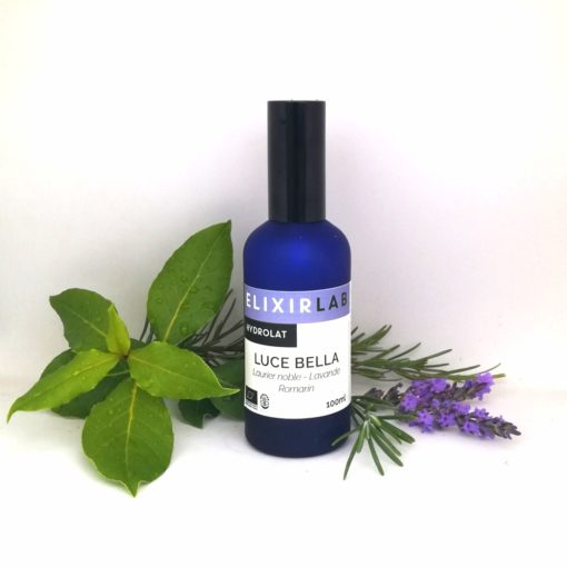 hydrolat Luce Bella ElixirLab mélange d'hydrolats de laurier noble, de romarin et de lavande officinale