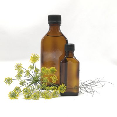 hydolat de fenouil en bouteille verre brun 50 ml et 200ml