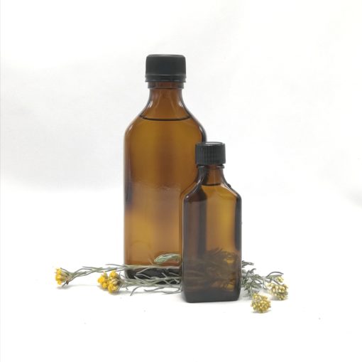 hydrolat d'immortelle en bouteille verre